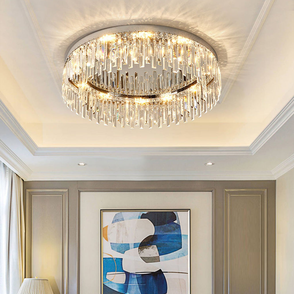 WINDSOR CRYSTAL CIRCULAR CEILING LANTERN