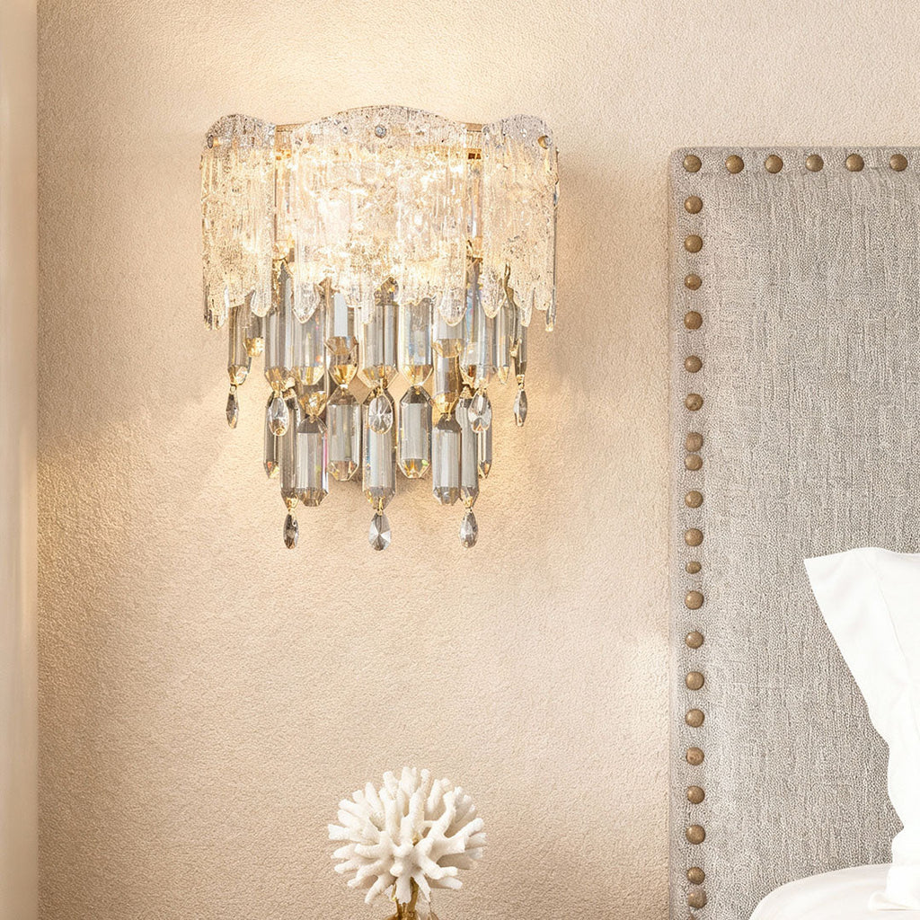 WINDSOR CRYSTAL EMBELLISHED WALL LANTERN