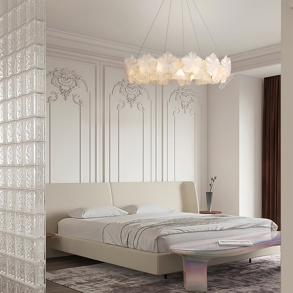 CHARLOTTESVILLE CRYSTAL CIRCLE CHANDELIER