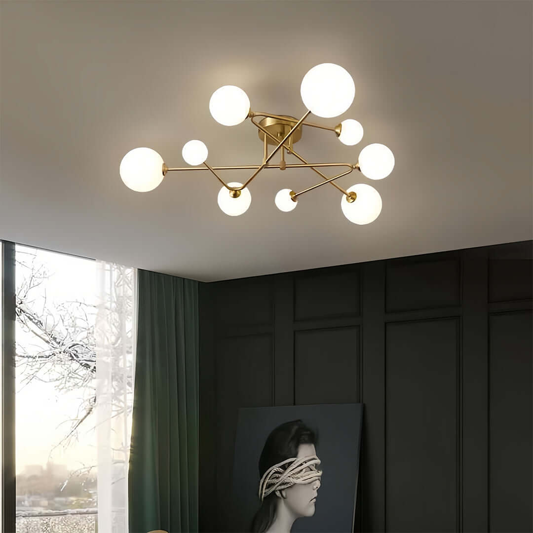 WINTHROP GOLDEN BEAN CEILING GLOW