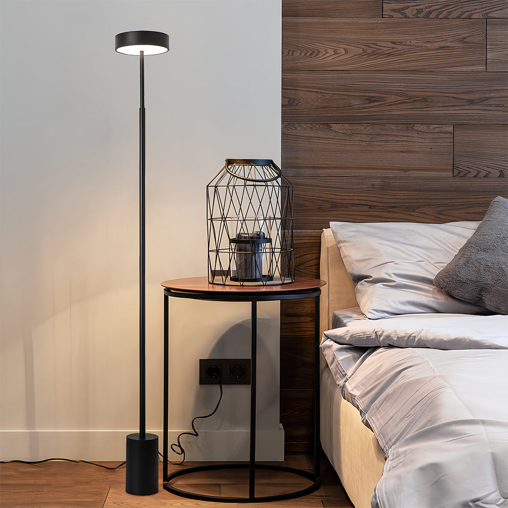 WINTHROP MODERN DIMMER POLE LAMP FOR READING