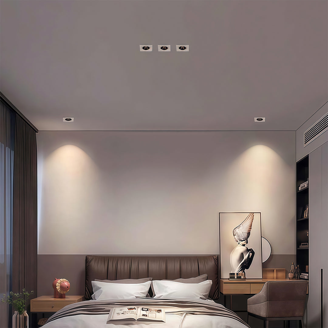 ALDERSON SQUARE LED RECESS LIGHT WITH EYE-SAFE TECHNOLOGY