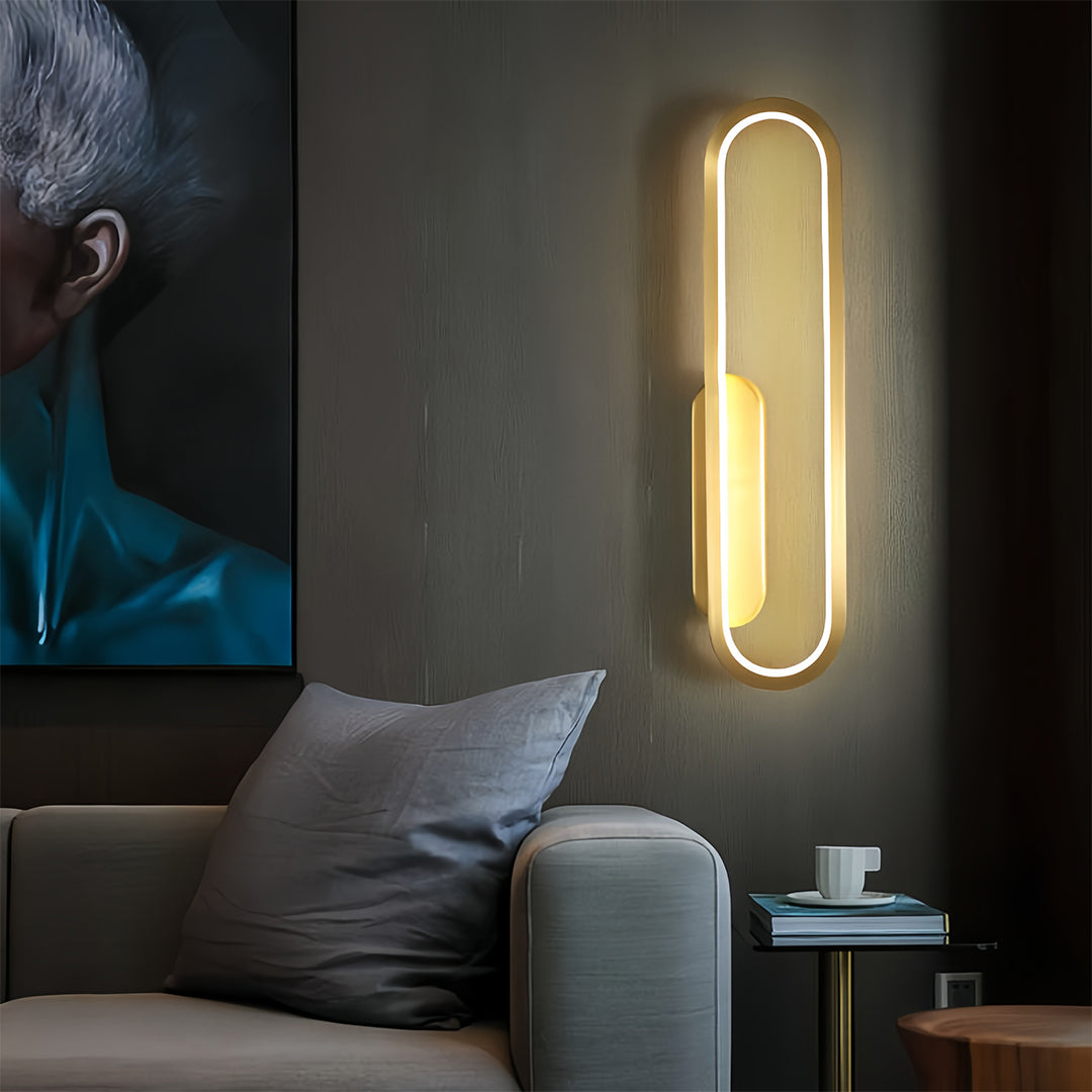 WHITBY OVAL LED AMBIENT WALL LANTERN