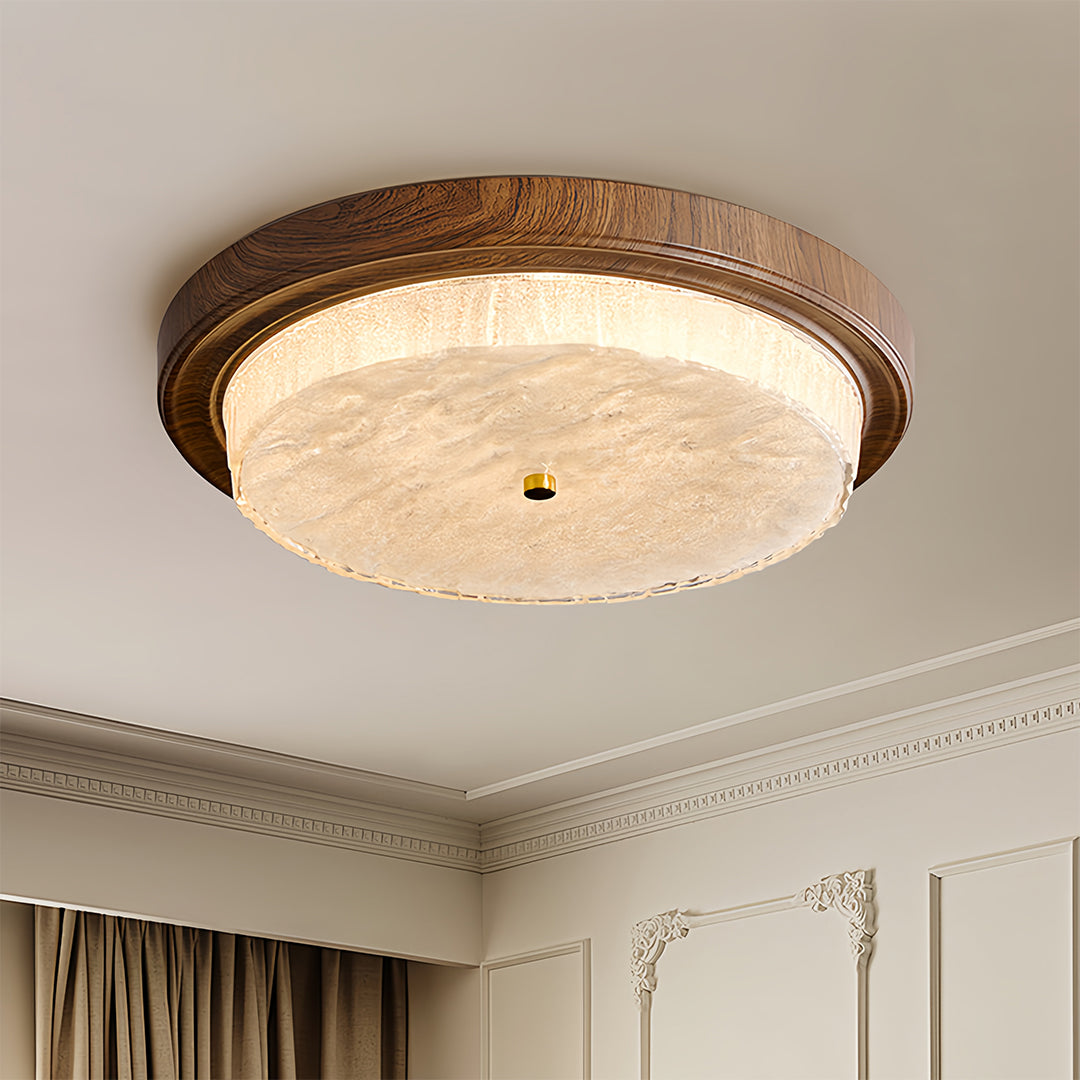 FENWICK WOODEN ROUNDEL CEILING ILLUMINATOR