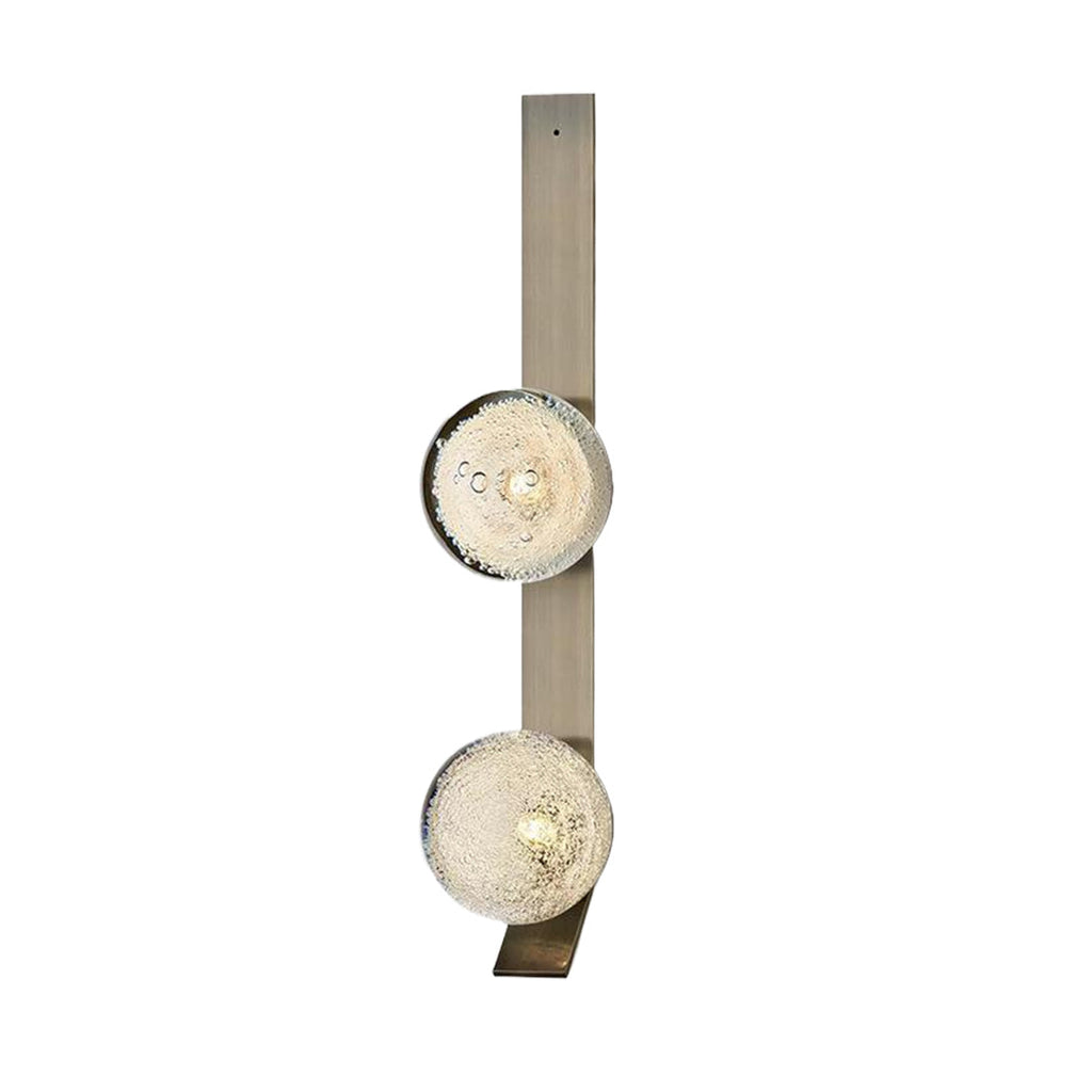 WINTHROP BUBBLE GLASS WALL SCONCE, MODERN MINIMALIST INTERIOR LIGHTING