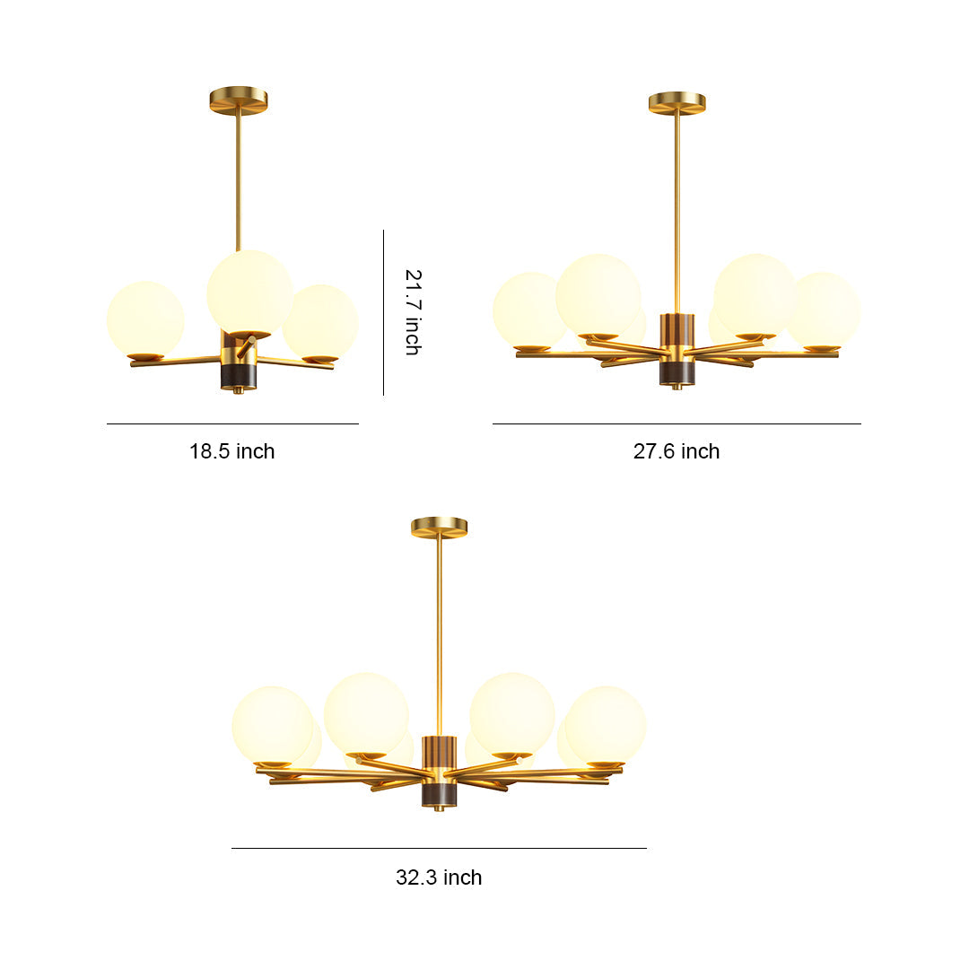ALDERSON MODERN ARTISAN CEILING CHANDELIER