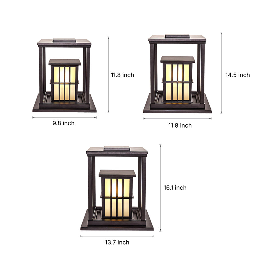 WINDSOR SQUARE OUTDOOR PILLAR LANTERN