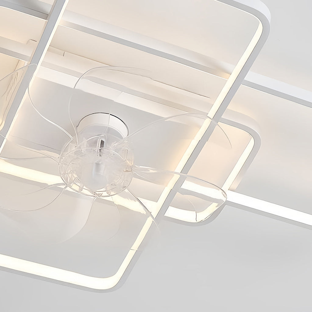 FARNWORTH ACRYLIC SHADE CEILING FAN WITH ILLUMINATION