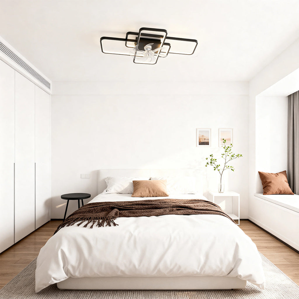 FARNWORTH ACRYLIC SHADE CEILING FAN WITH ILLUMINATION