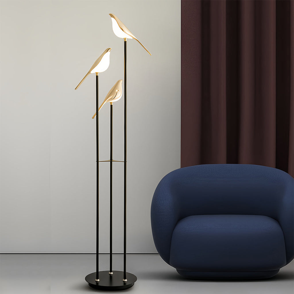 THISTLE TRIO ARTISAN FLOOR LAMP