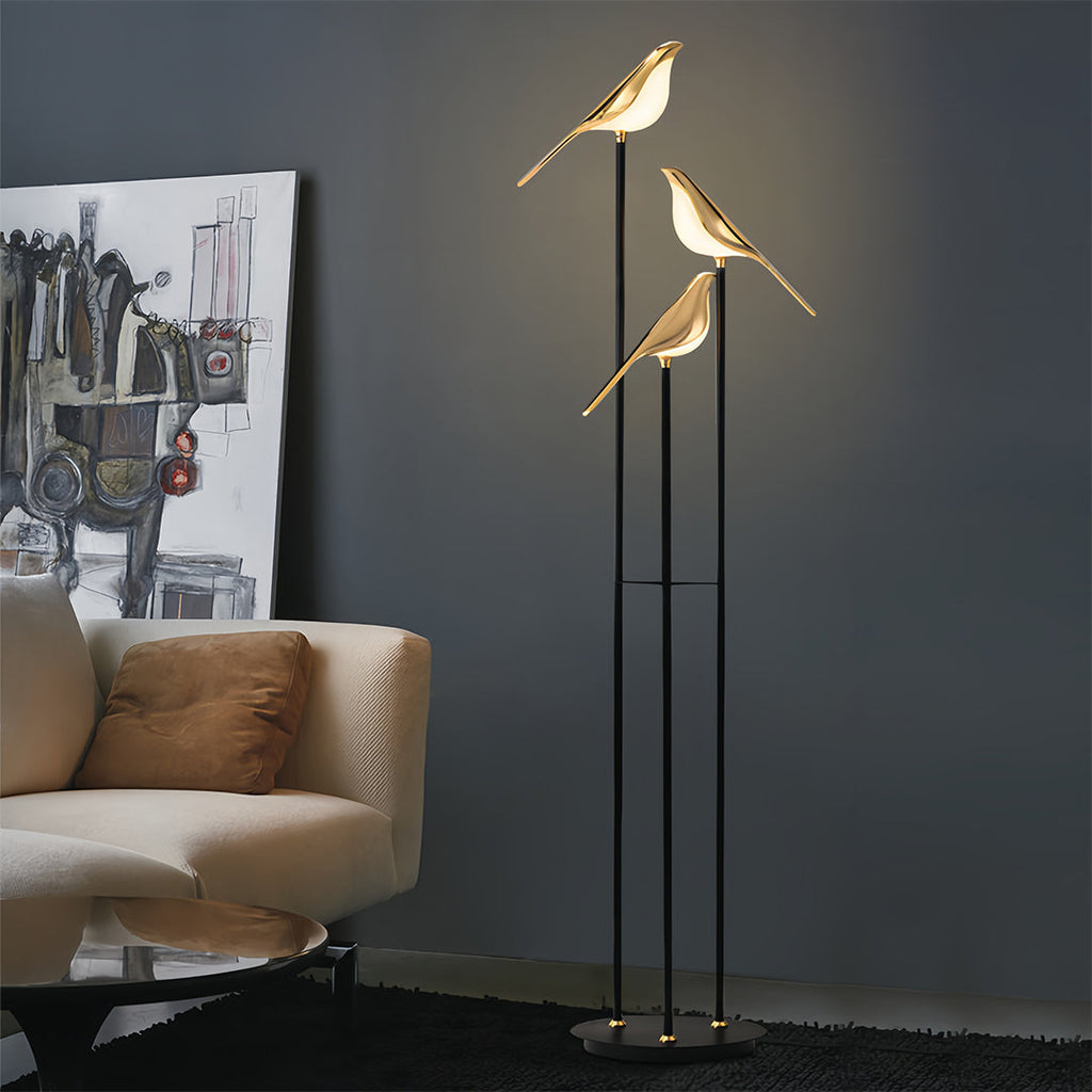 THISTLE TRIO ARTISAN FLOOR LAMP