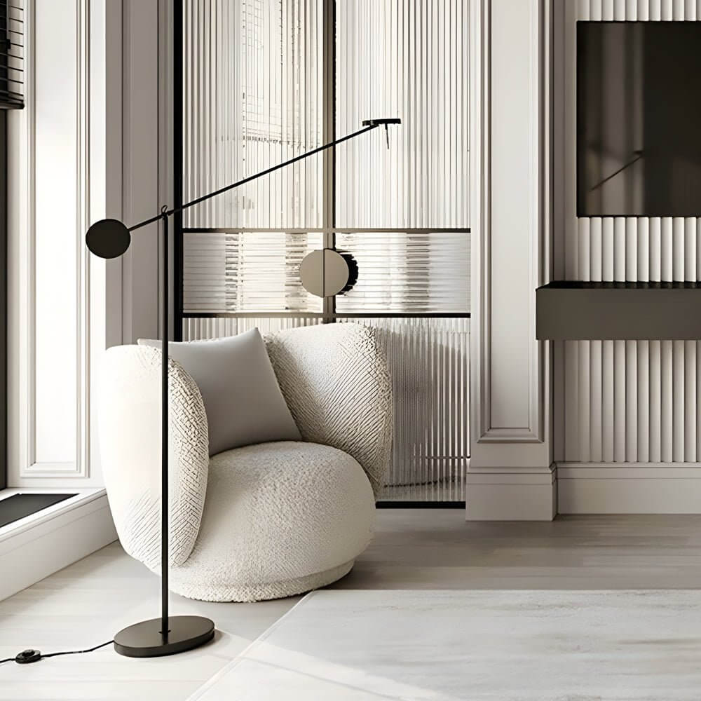 RAVENFORD MODERN ARTICULATING FLOOR LIGHT