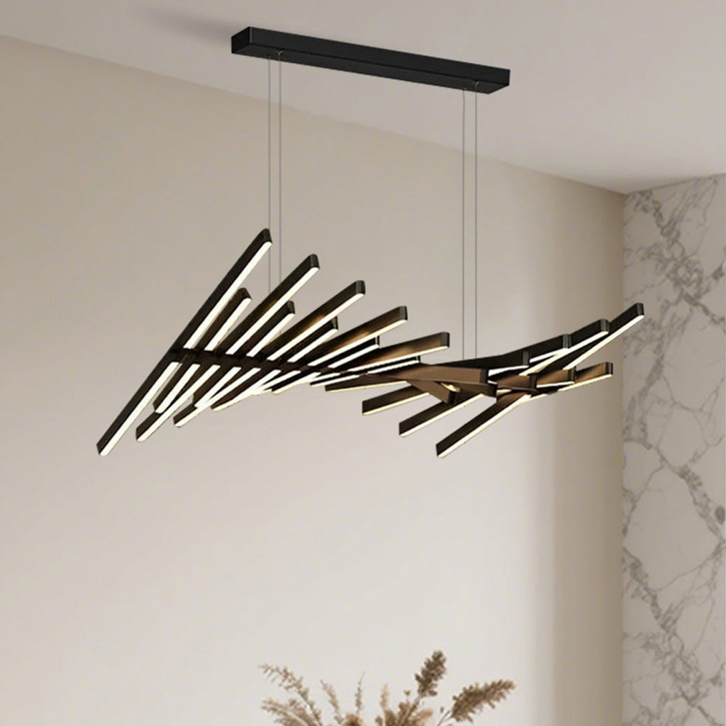 RAVENSTHORPE NORDIC FISHBONE LINEAR CEILING LANTERN