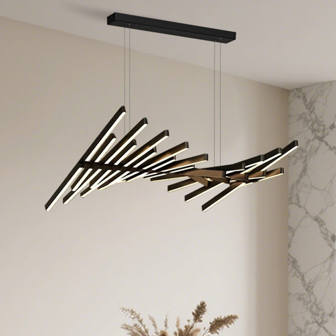 RAVENSTHORPE NORDIC FISHBONE LINEAR CEILING LANTERN