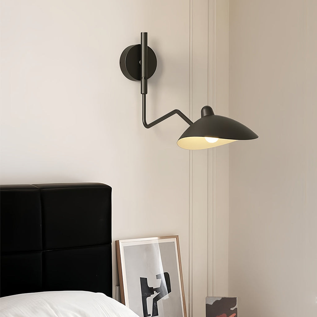 FENWICK SWINGING ARM INDUSTRIAL WALL LAMP