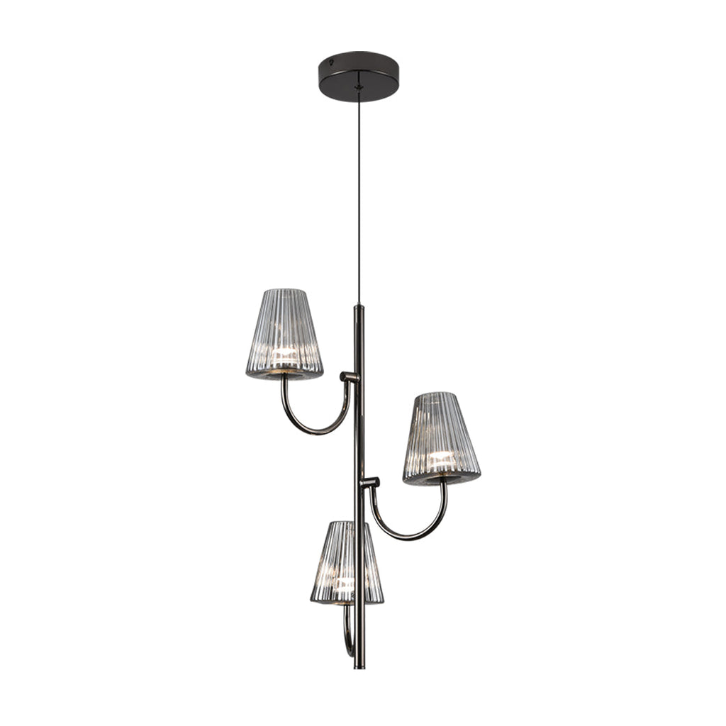 WINTHORPE BLACK METAL LED HANGING LANTERN