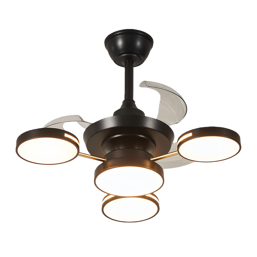 VIVIENNE FRENCH IRON TRIO LIGHT CEILING FAN