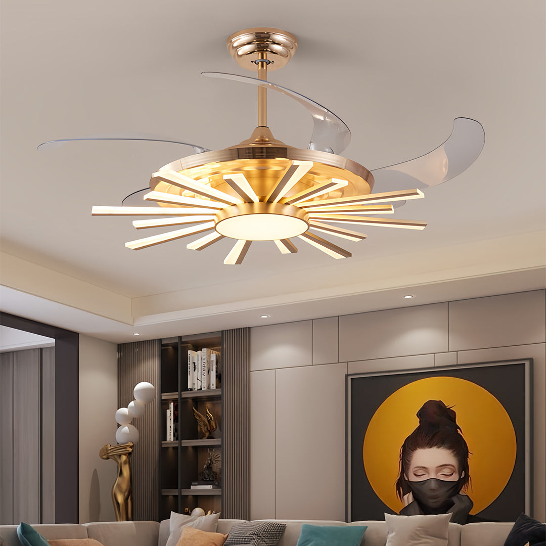 THORNBURY IRON MULTI-ARM CEILING LIGHT WITH INTEGRATED LAMPING