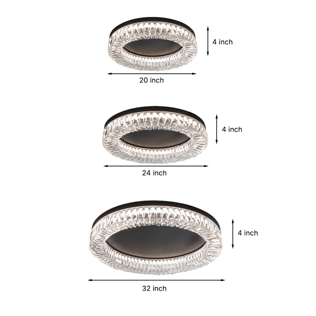 RAVENWOOD ITALIAN ROUND LED CEILING LANTERN