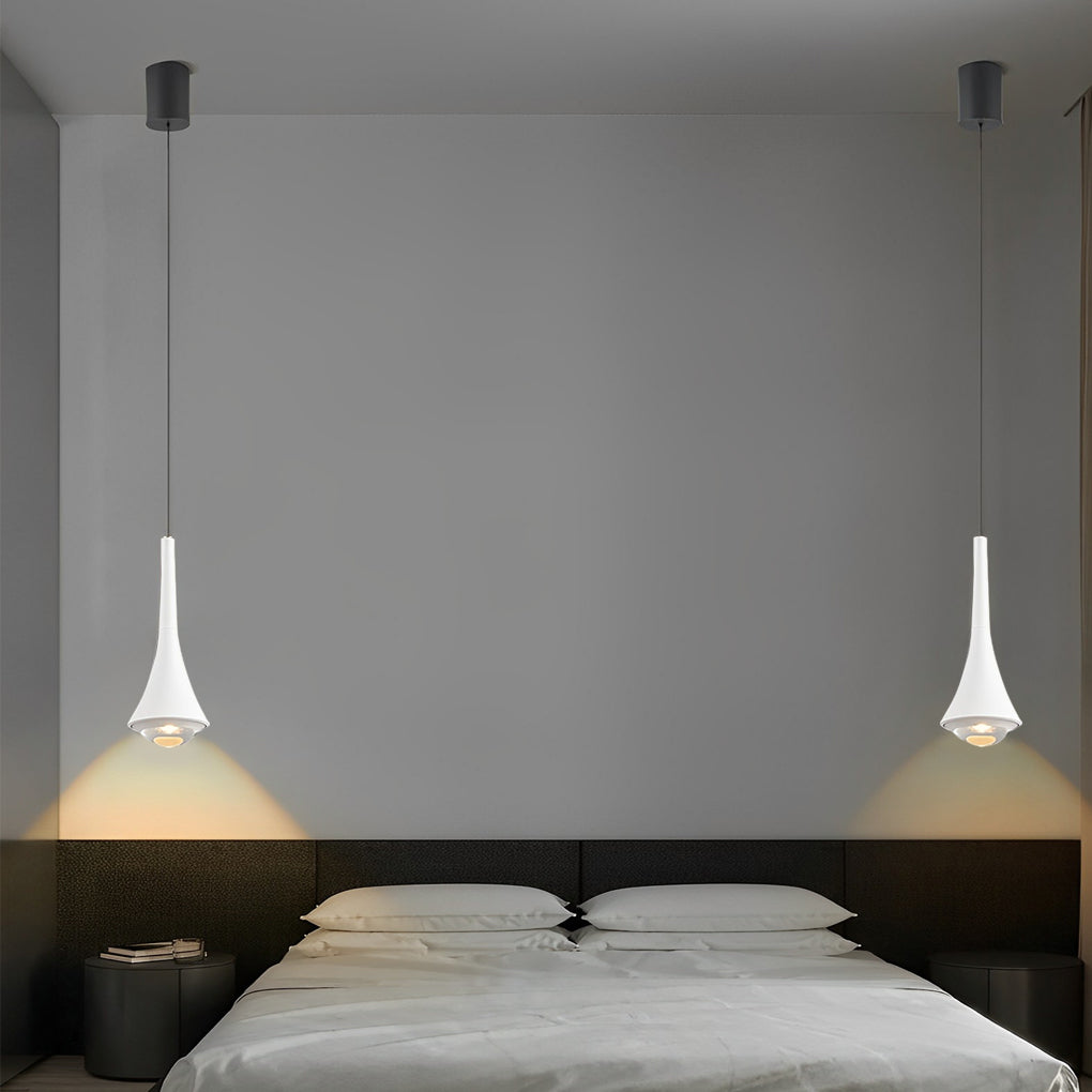 RAVENHURST MODERN BLACK CONE LED CEILING LANTERN