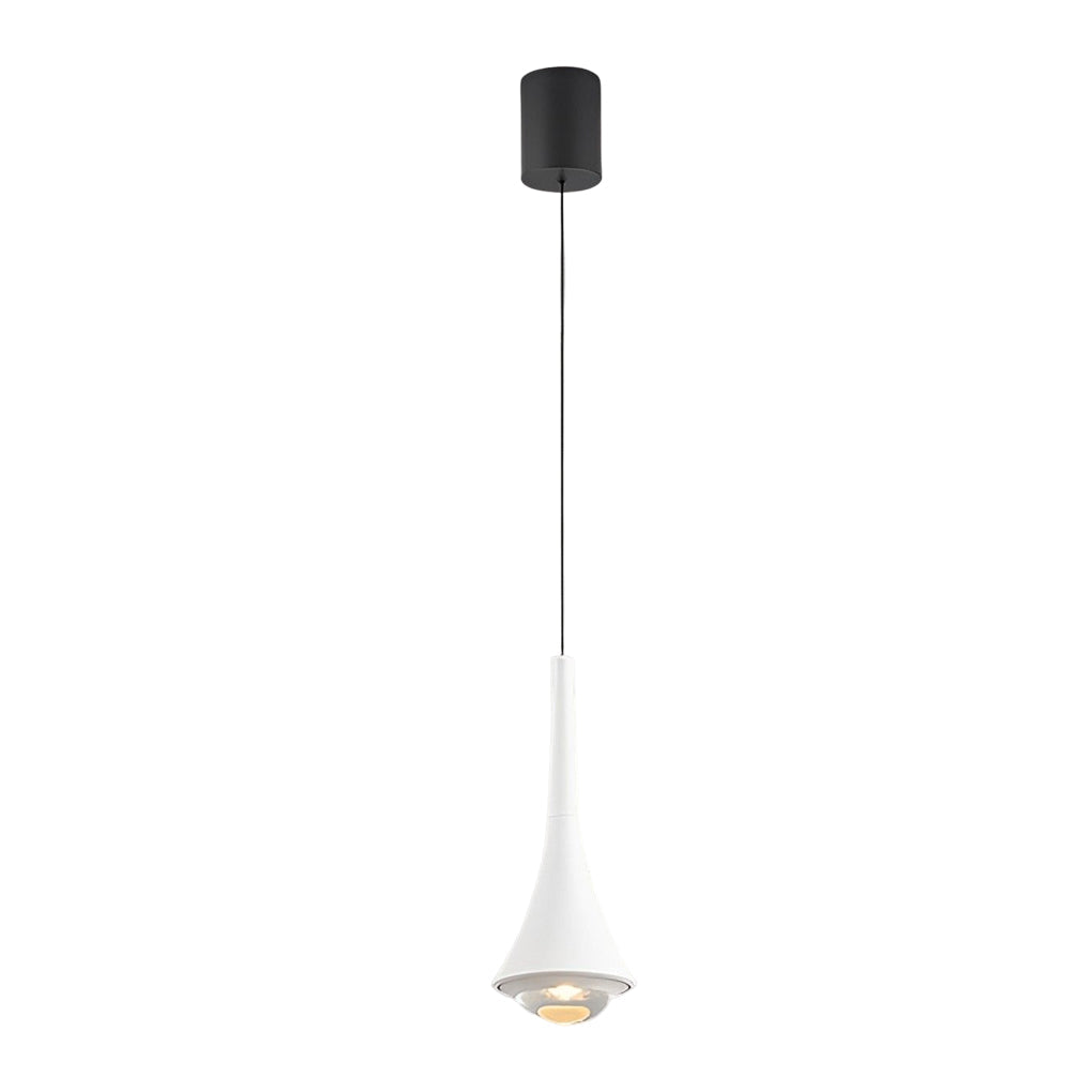 RAVENHURST MODERN BLACK CONE LED CEILING LANTERN