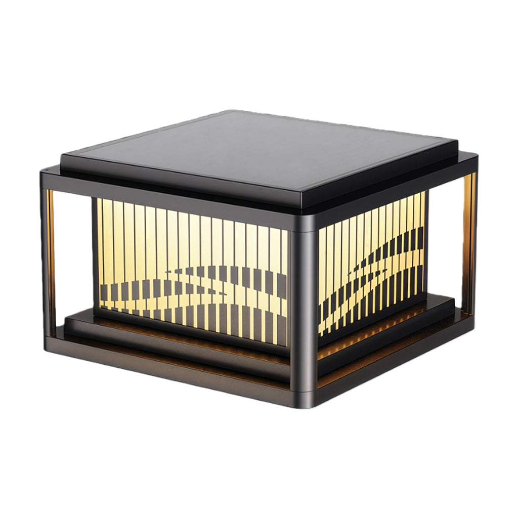 WINDSOR WAVE WATERPROOF PILLAR LANTERN