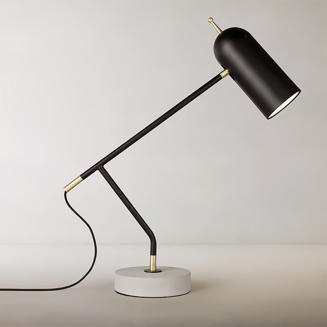 RAVENHURST MARBLE BASE DESK LIGHTING, MODERN MINIMALIST READING LAMP