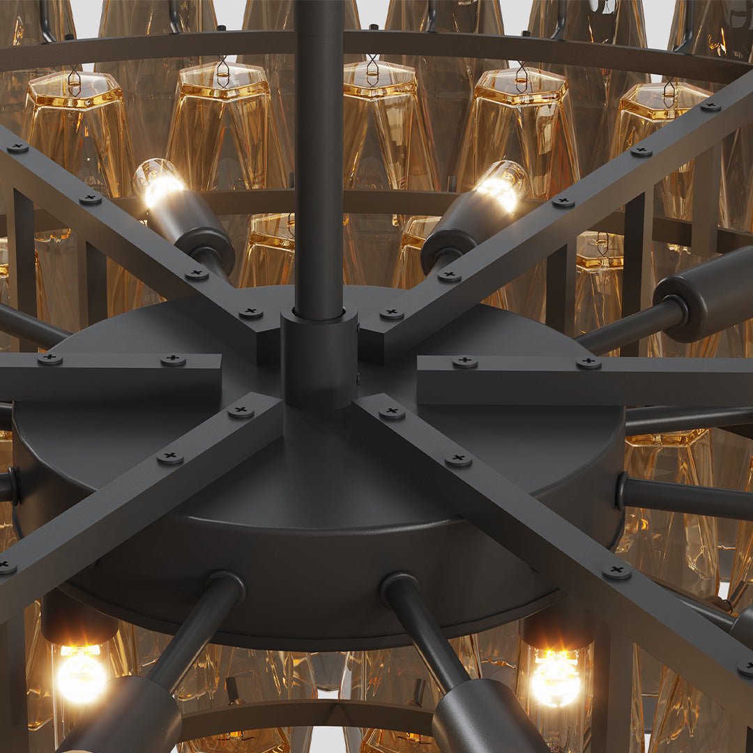 WINDSOR GLASS MULTI-ARM CEILING LANTERN
