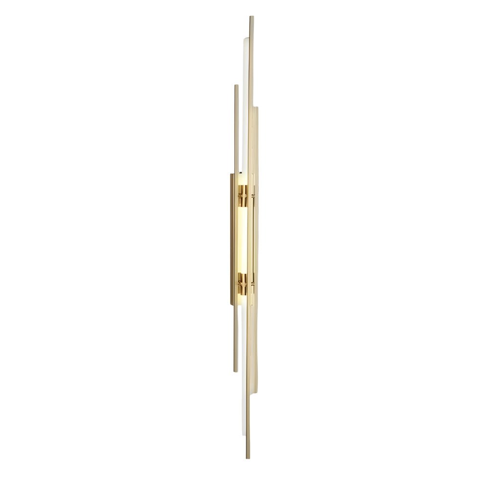 1. **WILLOUGHBY TRIO-TONE ACRYLIC WALL SCONCE**  
   A striking fusion of black, gold, and copper finishes, this modern LED wall sconce adds a contemporary flair to any space.

2. **CAVENDISH MODERNIST IRON WALL LANTERN**  
   Crafted from durable iron wi