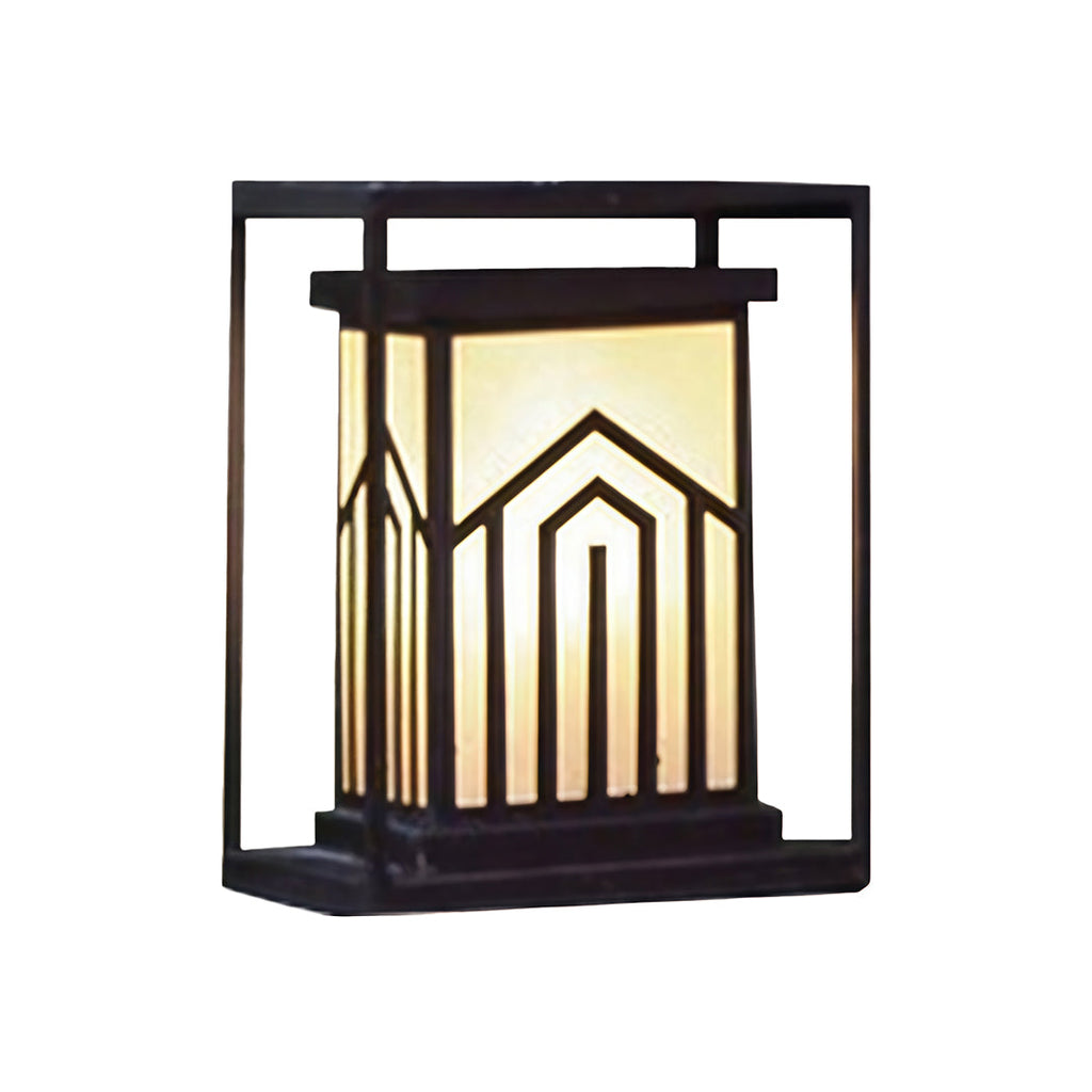 WINTERBOURNE RUSTIC GARDEN LANTERN, WEATHERPROOF COURTYARD ILLUMINATION