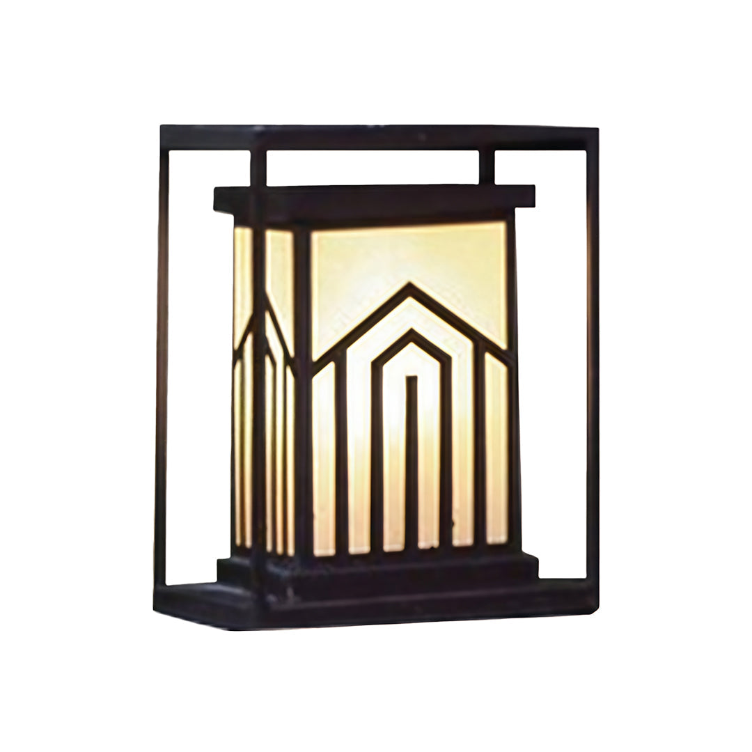 WINTERBOURNE RUSTIC GARDEN LANTERN, WEATHERPROOF COURTYARD ILLUMINATION