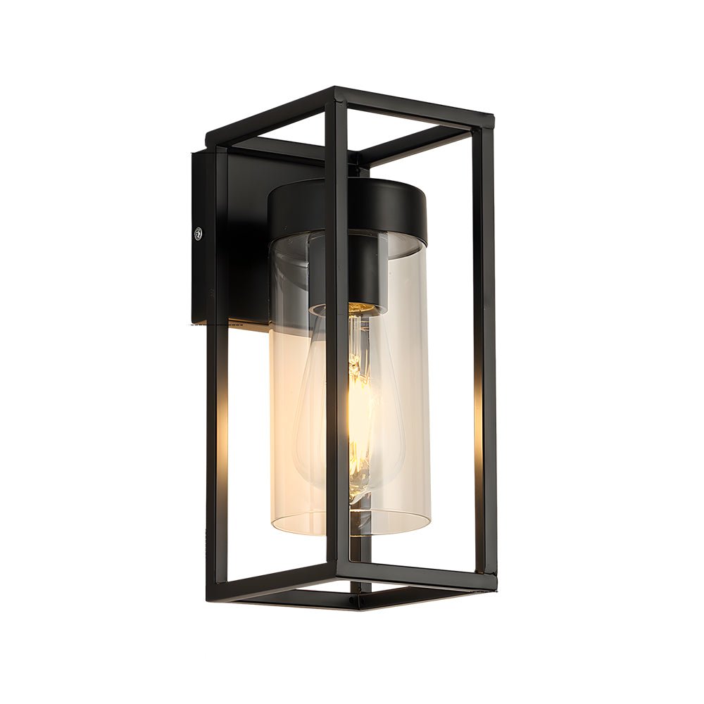 WHITECROSS VINTAGE GLASS INDUSTRIAL WALL LANTERN