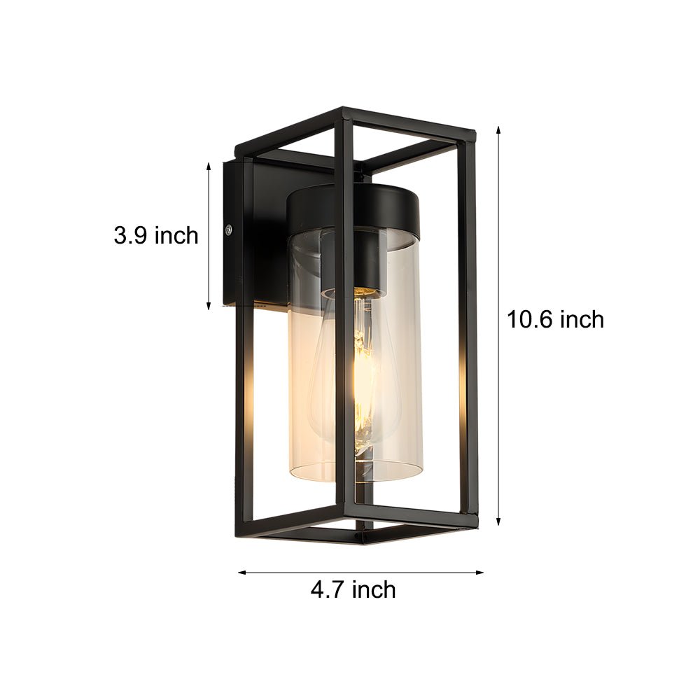 WHITECROSS VINTAGE GLASS INDUSTRIAL WALL LANTERN