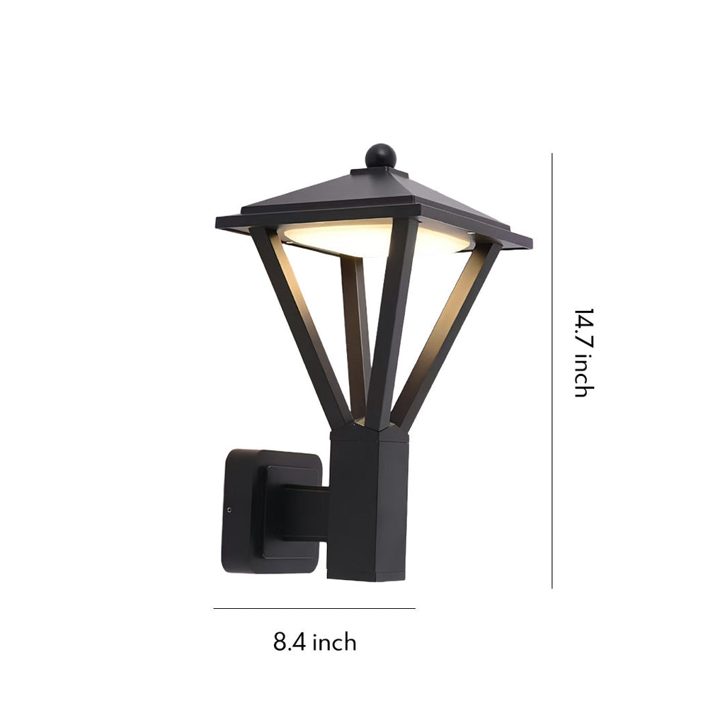 RAVENSCROFT OUTDOOR LED WALL SCONCE FOR COURTYARD AMBIENCE