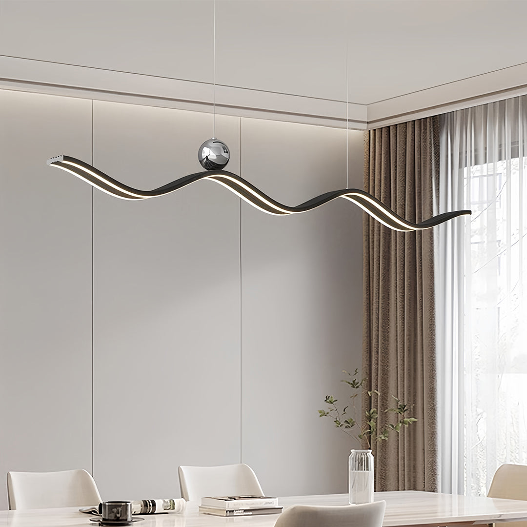 WHITBY WAVE MODERN PENDANT LIGHT