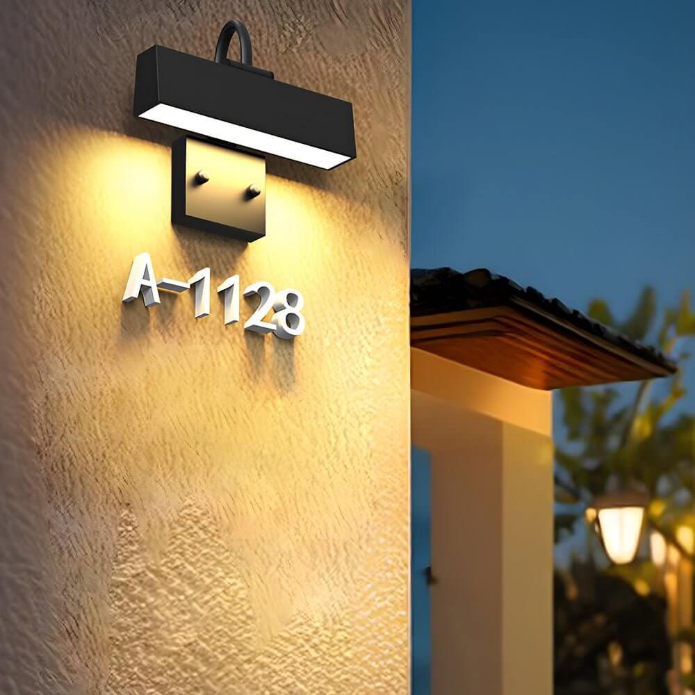 RAVENHURST BLACK ILLUMINATED ADDRESS SIGN
