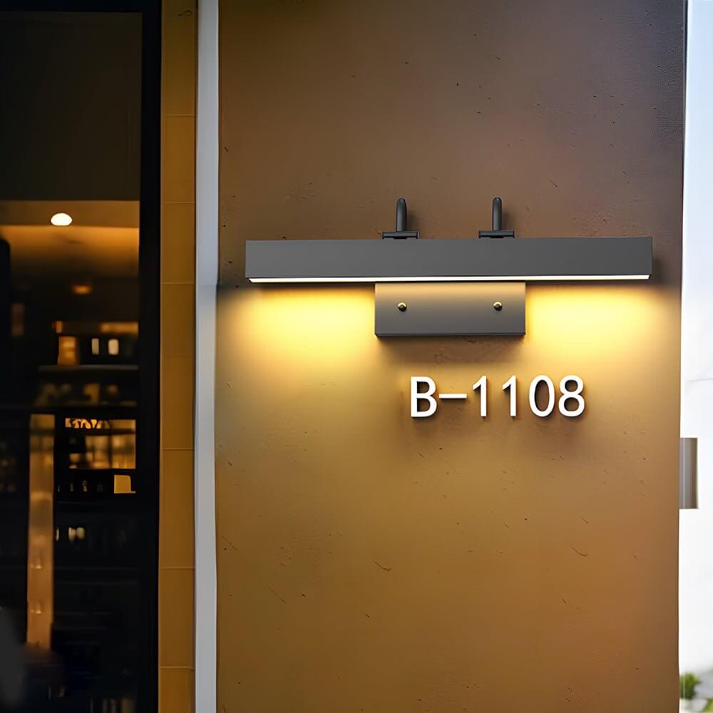 RAVENHURST BLACK ILLUMINATED ADDRESS SIGN