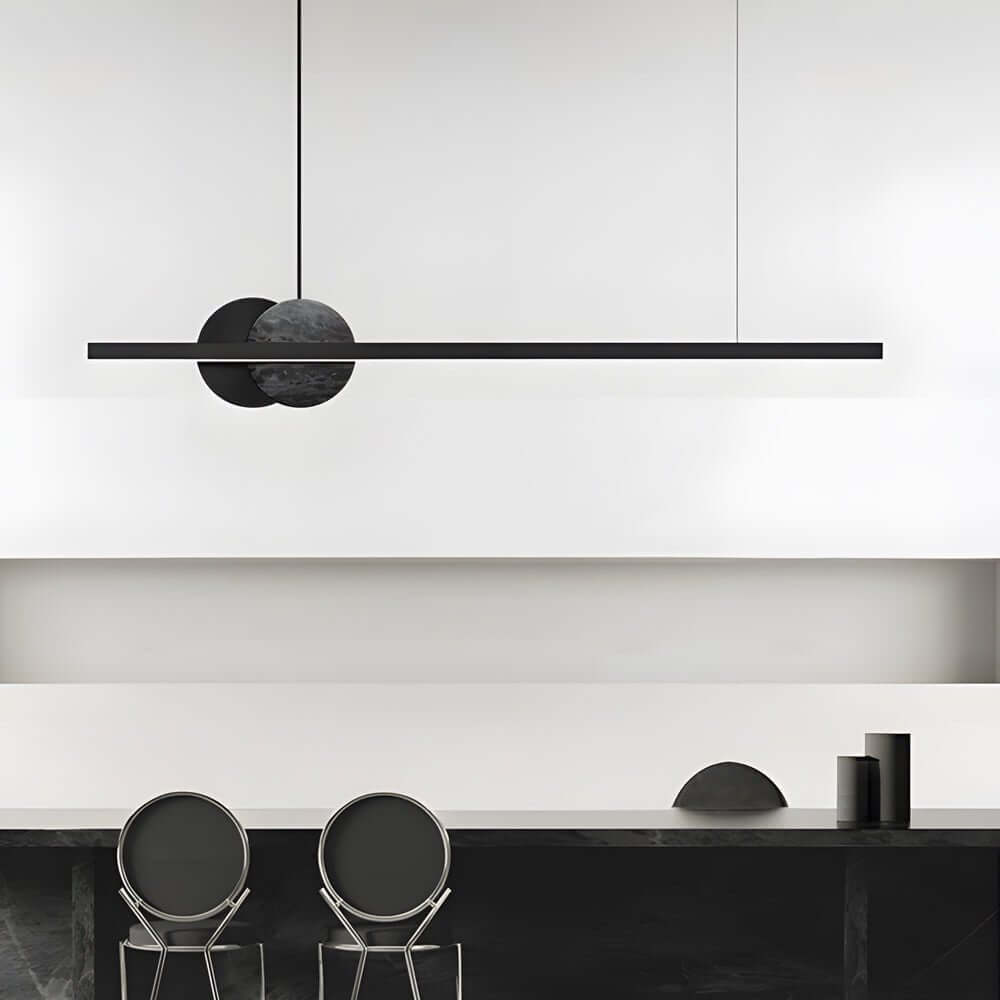 RAVENSDALE MARBLE ORB LED HANGING LIGHT