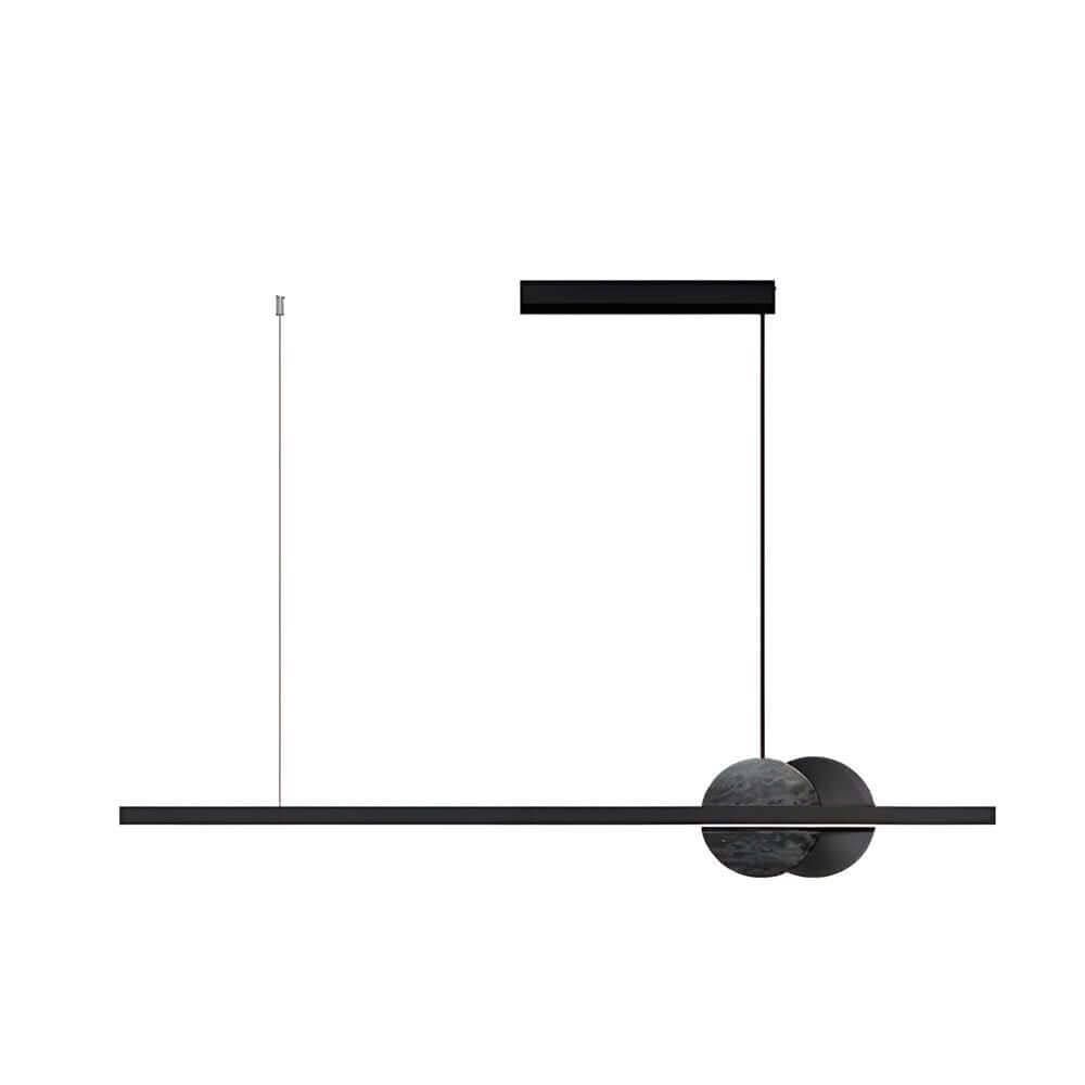 WINDSOR MARBLE CIRCLE LED HANGING LIGHT