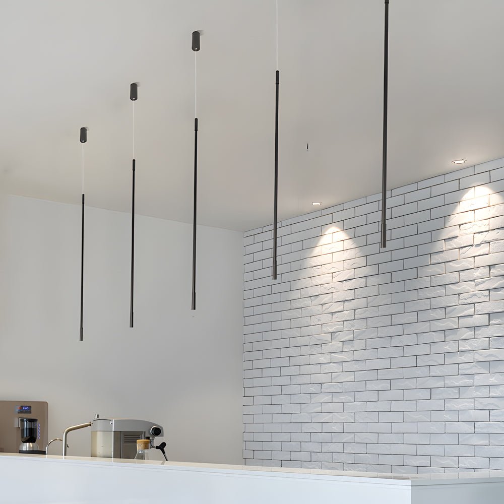 RAVENSDALE SLIMLINE BLACK LED PENDANT LIGHT