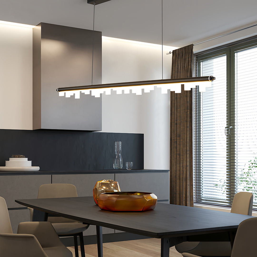 RAVENHALL BLACK METAL LINEAR CEILING LIGHT