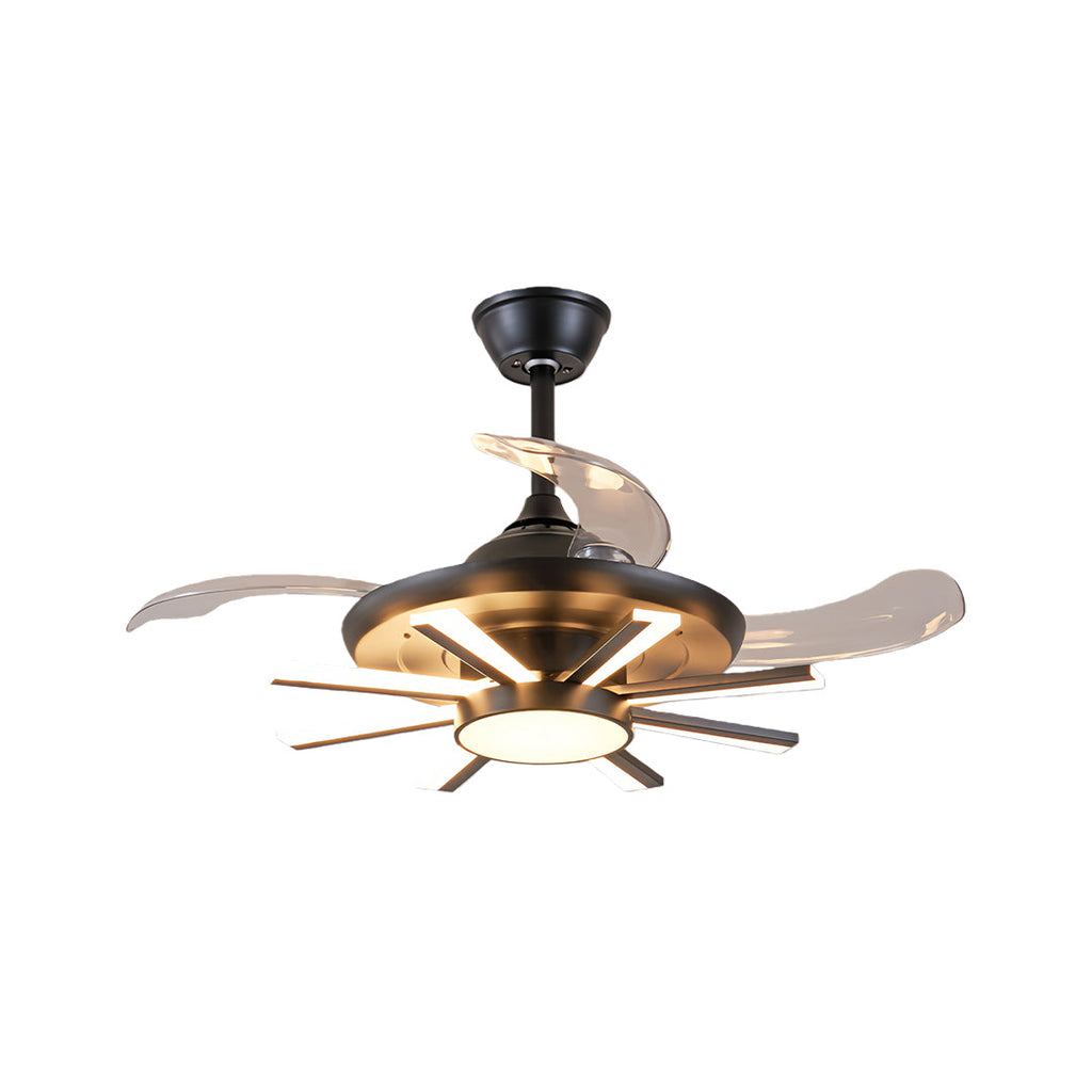 THORNBURY IRON MULTI-ARM CEILING LIGHT WITH INTEGRATED LAMPING