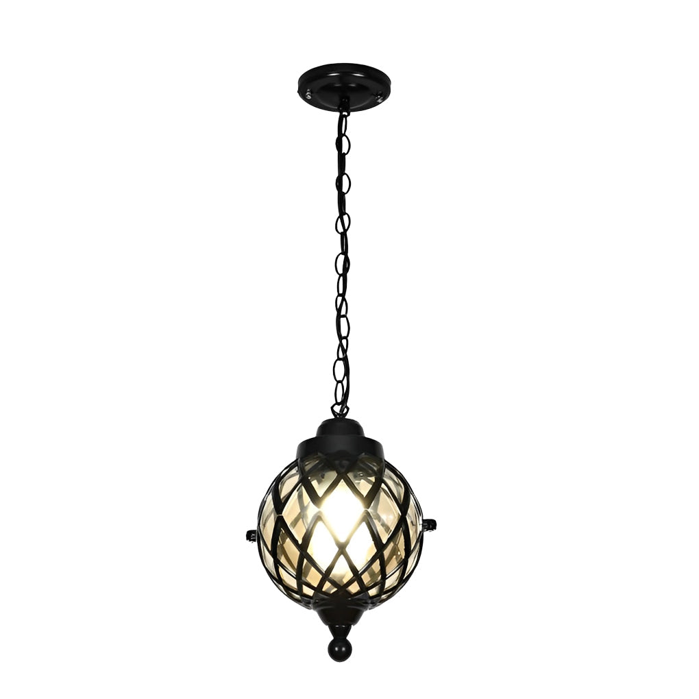 WHITBY ALUMINUM OUTDOOR GLOBE HANGING LIGHT