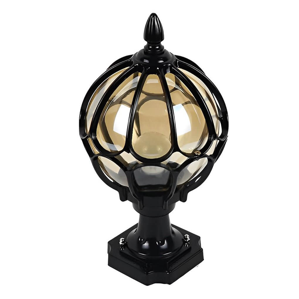 WINDSOR COPPER ORB FENCE LANTERN