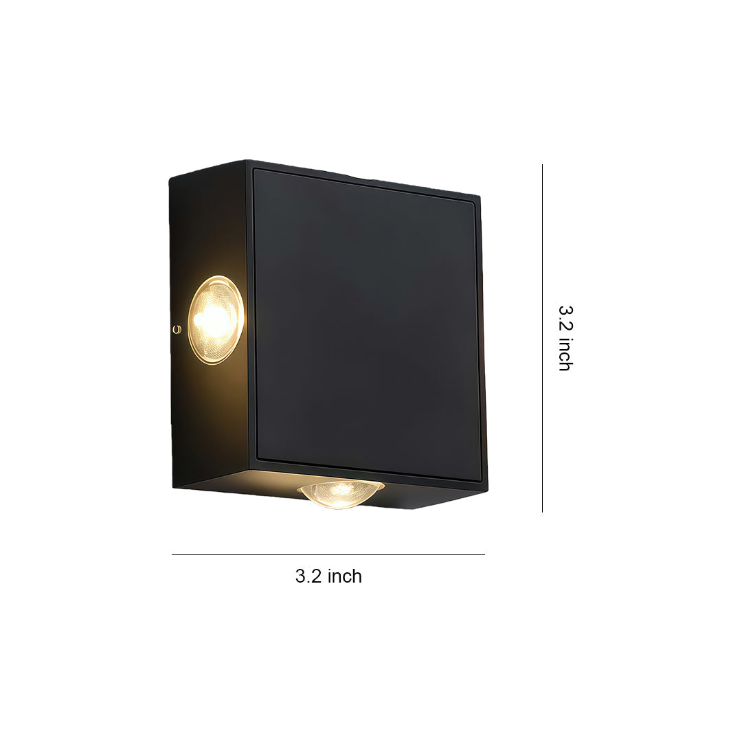 BLACKWATER QUADRANT LED OUTDOOR WALL LANTERN