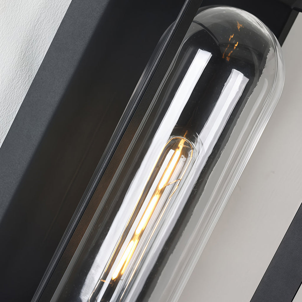RAVENSWORTH SQUARE OUTDOOR WALL LIGHTING, MODERN WATER-RESISTANT DESIGN