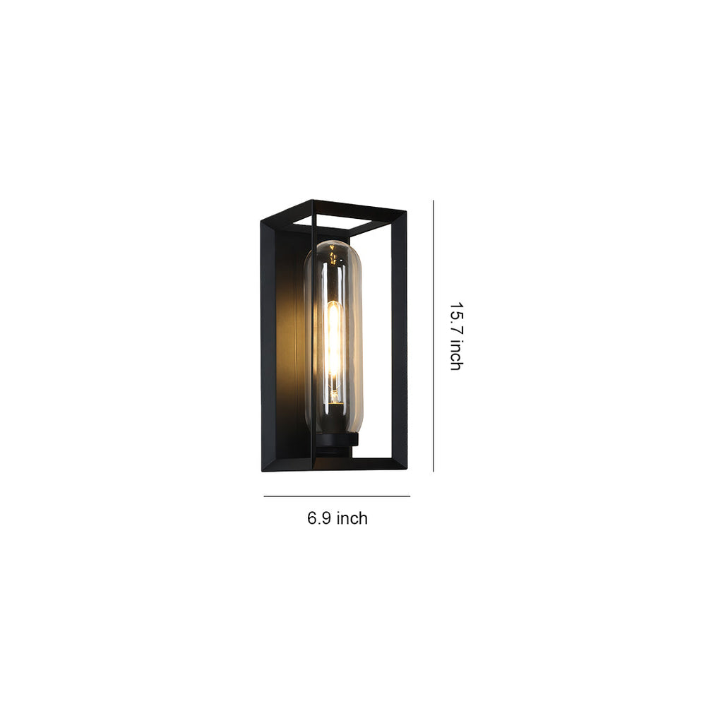 RAVENSWORTH SQUARE OUTDOOR WALL LIGHTING, MODERN WATER-RESISTANT DESIGN