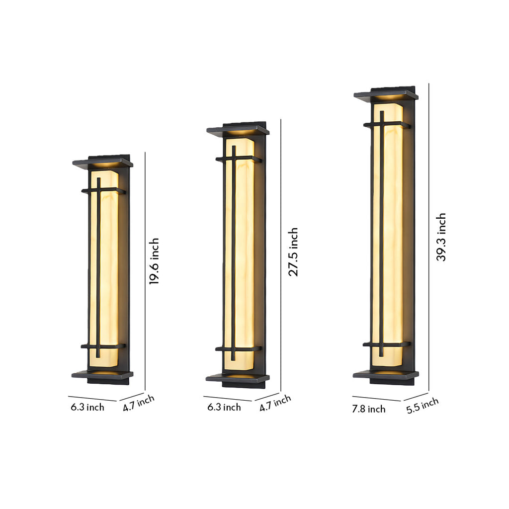 RAVENSCROFT OUTDOOR ILLUMINATOR, MINIMALIST WATER-RESISTANT WALL LAMP