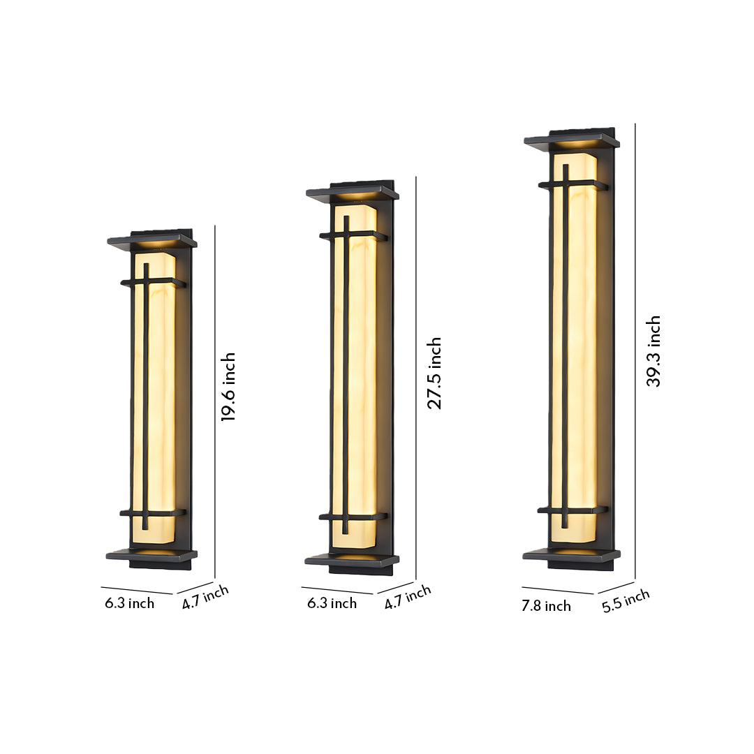 RAVENSCROFT OUTDOOR ILLUMINATOR, MINIMALIST WATER-RESISTANT WALL LAMP