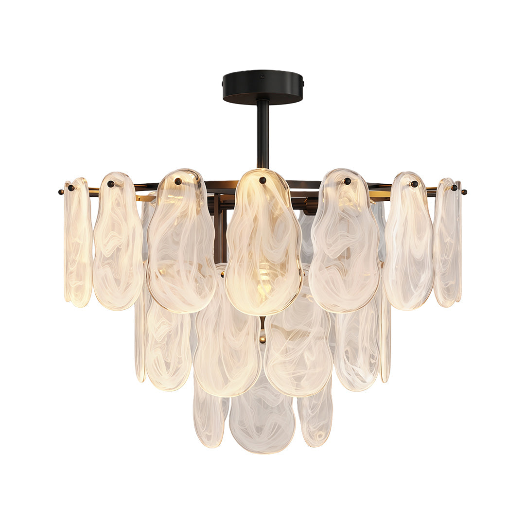 BRAMBLETON COPPER & GLASS SUSPENDED LIGHTING